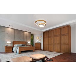 Guarda Roupa Casal Palladio Ruby 100% Mdf 2,78m Móveis Bettio - 1