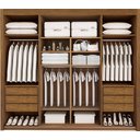 Ver imagem 2 de Guarda Roupa Casal Palladio Ruby 100% Mdf 2,78m Móveis Bettio