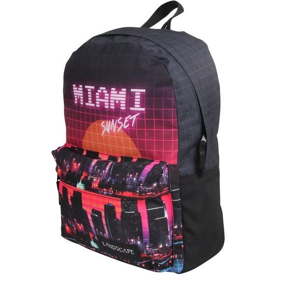 Mochila Costas Feminina Landscape Miami Sunset Dermiwil - 2