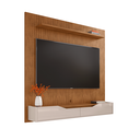 Ver imagem 3 de Home Suspenso Frisado Milão 1.80m para Tv 60" Marrom Off White - Casa D