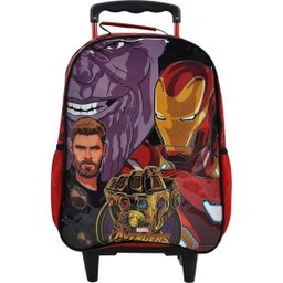 Kit Mochila Rodinha +Lancheira Vingadores Guerra Do Infinito - 3