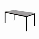 Ver imagem 2 de Mesa Cozinha e Refeitório 180cm x 90cm Pés Metal com 6 Cadeiras Siena Pés Madeira Casa Lar