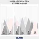 Ver imagem 2 de Mural Montanha Rosa TACOLADO PAPEL DE PAREDE