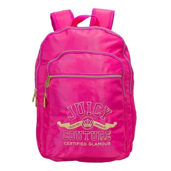 Mochila Costas Notebook Feminina Juicy Couture Rosa - 1