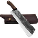 Ver imagem 3 de Faca Cutelo Artesanal Zanline Estilo Antigo Aço Carbono 1070 Lâmina 25cm Bruto