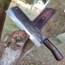 Ver imagem 6 de Faca Cutelo Artesanal Zanline Estilo Antigo Aço Carbono 1070 Lâmina 25cm Bruto