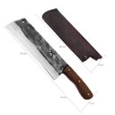 Ver imagem 5 de Faca Cutelo Artesanal Zanline Estilo Antigo Aço Carbono 1070 Lâmina 25cm Bruto