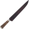 Faca Gaúcha para Churrasco 10" Cabo Rabo de Tatu Aço Carbono 1070 e Bainha Couro - 6