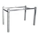 Ver imagem 2 de Pé de Mesa Cromada Valência Tampo Vidro 1,50 Sala Jantar Ql