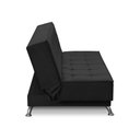 Ver imagem 6 de Sofá Cama 3 Lugares 1,80m Daise Suede Preto Madelina Decor