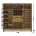 Ver imagem 2 de Guarda Roupa Casal 6 Portas 3 Gavetas Dubai Majestic - Nature