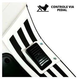 Mini Moto Eletrica Infantil Vespa 12v Branca BW222BR Importway - 3