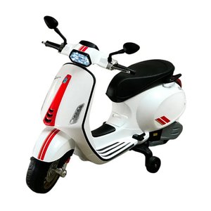 Mini Moto Eletrica Infantil Vespa 12v Branca BW222BR Importway