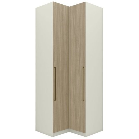 Guarda Roupa Modulado 2 Pecas Seletto Areia Jequitiba Henn