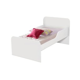 Cama Infantil Mini Cor Branca com Colchão - 2