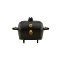 Ver imagem 1 de Mini Churrasqueira A Bafo Alumínio Fundido Craqueada Dourada