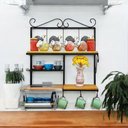 Ver imagem 7 de Prateleira de Cozinha Rustica com Porta Papel Toalha Modelo Galinha D'angola