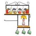 Ver imagem 5 de Prateleira de Cozinha Rustica com Porta Papel Toalha Modelo Galinha D'angola