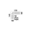 Ver imagem 2 de Mesa Escrivaninha de Canto em L Estação de Trabalho Zanzini