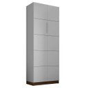 Ver imagem 3 de Armário Alto Escritório 2 Portas Cubic Branco TX - Caemmun