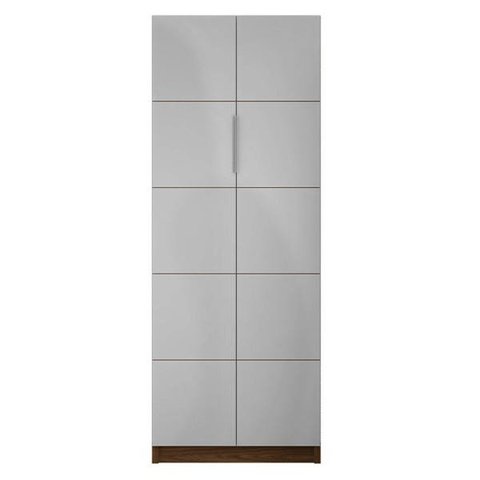 Armário Alto Escritório 2 Portas Cubic Branco TX - Caemmun