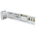 Ver imagem 1 de SUPER BALCÃO CAIXA VITRINE EM L COM FUNDO E VIDRO M503.B MUNDI MOVEIS