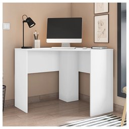 Mesa de Computador Canto Office Cubic Branco - Caemmun - 1