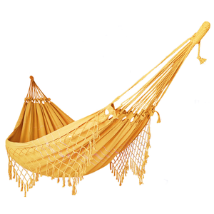 Rede de Dormir Descanso Casual Pernambucana Amarela