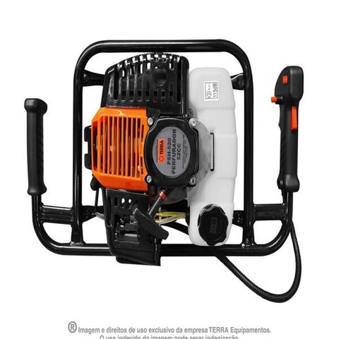 Perfurador De Solo A Gasolina 2,5hp 52cc Terra-psh520