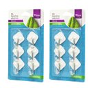Ver imagem 5 de Kit com 12 Suportes ganchos Adesivo Dupla Face Branco