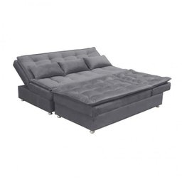 Conjunto Sofá Cama 2 lugares com Chaise Penélope Matrix - 2