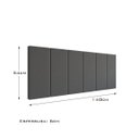 Ver imagem 3 de Cabeceira Cama de Casal 1,40 Lisa - Gt Magazine:cinza