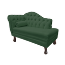 Ver imagem 4 de Recamier Sofá Direito Larissa 120cm Sala Veludo Verde - Incasa Decor