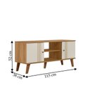 Ver imagem 3 de Rack para TV até 50 Polegadas 115cm Denver Pata com Duas Portas