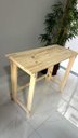 Ver imagem 2 de Mesa Dobrável de Madeira Pinus Multiuso Portátil Churrasco Festa Estudo Trabalho