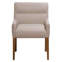 Ver imagem 6 de Kit 4 Cadeiras para Mesa de Jantar Angel Base Madeira Corano Bege - Nexta Casa