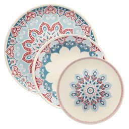 Jogo Pratos Rasos Fundos E Sobremesa 12 Peças Unni Cosmic Ox - 1