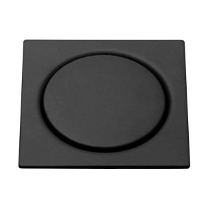 Grelha Inox Pressão Quadrada 10 x 10 cm Preto Matte Meber