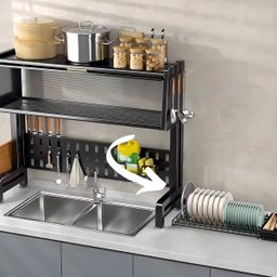 Escorredor de Louça Inox Armario Secador Suspenso Premium - 8