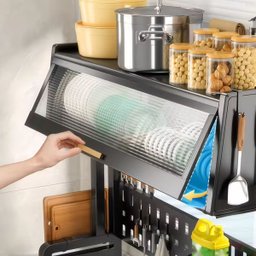 Escorredor de Louça Inox Armario Secador Suspenso Premium - 7