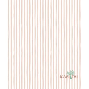 Papel de Parede Kids Listras Rosa