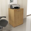 Ver imagem 7 de Mesa Bancada Articulável 01 Prateleira Me4170 Tecno Mobili - Amêndoa