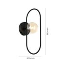 Ver imagem 3 de Arandela Quality Cadre 1332 G9 Bivolt Preto e Champagne