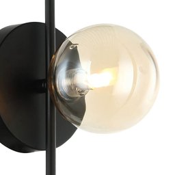 Arandela Quality Cadre 1332 G9 Bivolt Preto e Champagne - 2