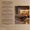 Ver imagem 7 de Conjunto Cama Japonesa Queen Cabeceira Alta Estofada Courino Premiun Luxo Alto Padrão Clean Mo