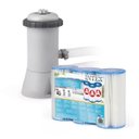 Ver imagem 1 de Kit Bomba Filtrante Para Piscina 127V + 3 Cartuchos Intex