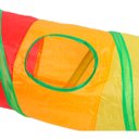 Ver imagem 4 de Túnel Pet Para Gato Diversão Labirinto Interativo Cachorro Cão Brinquedo Pet Colorido 125cm x25