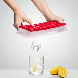 Forma de Fazer Gelo Forminha de Plástico Flexível Com Silicone - 2