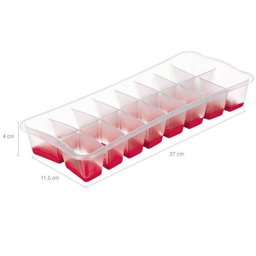 Forma de Fazer Gelo Forminha de Plástico Flexível Com Silicone - 3