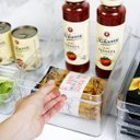 Ver imagem 2 de Organizador Clear Caixa Organizadora Plástica Empilhável 37x20x13cm Natural